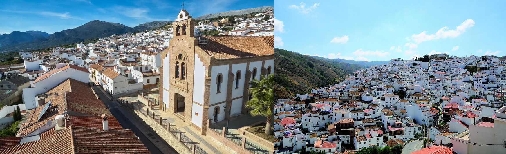 Centro histórico de los municipios de Periana y Almáchar en la Axarquía