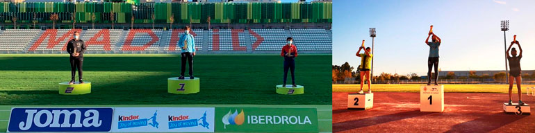 El Cueva de Nerja-UMA consigue los campeonatos de España de Atletismo en categoría masculina y femenina