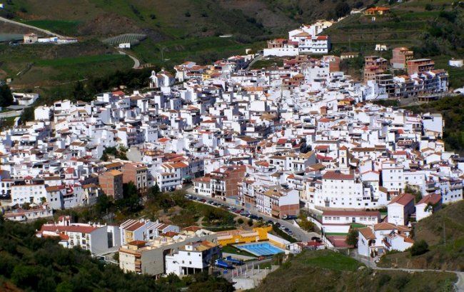 Imagen del municipio de Algarrobo, en la Axarquía (Málaga)
