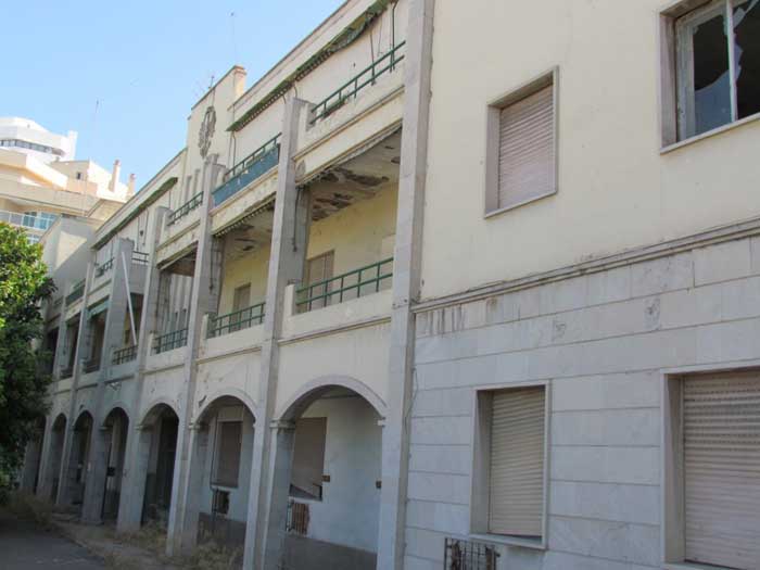 Antiguo edificio del Gobierno Militar en Málaga y en el que se ubicará Google / Arquitectura de Málaga (Foto: G. Marín)