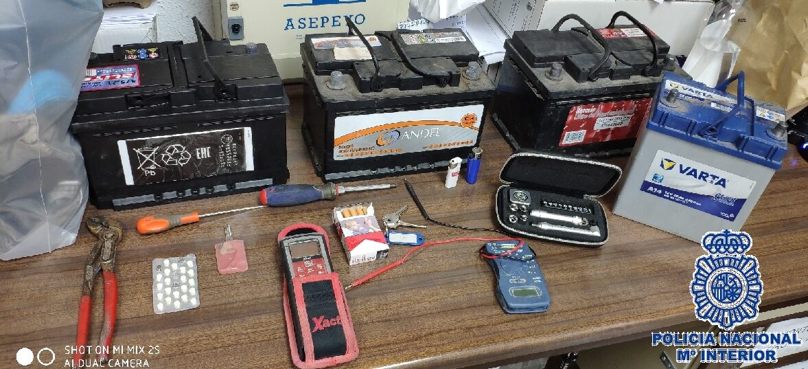 Objetos incautados por los agentes de la Policía Nacional en Málaga /  P- Nacional