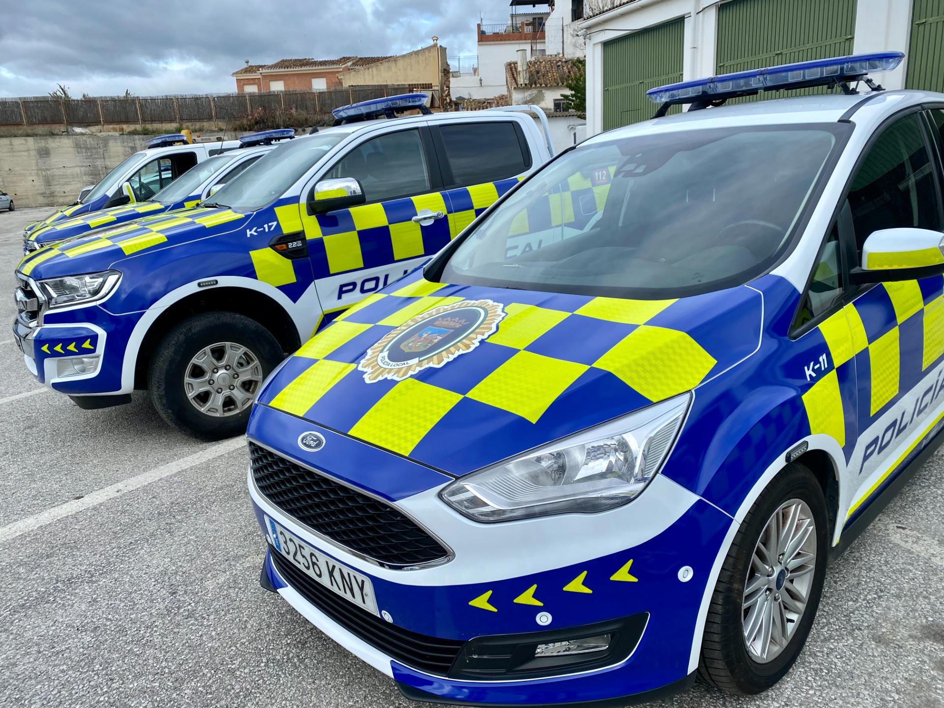 Imagen de archivo de coches patrullas de la Policía Local de Vélez-Málaga