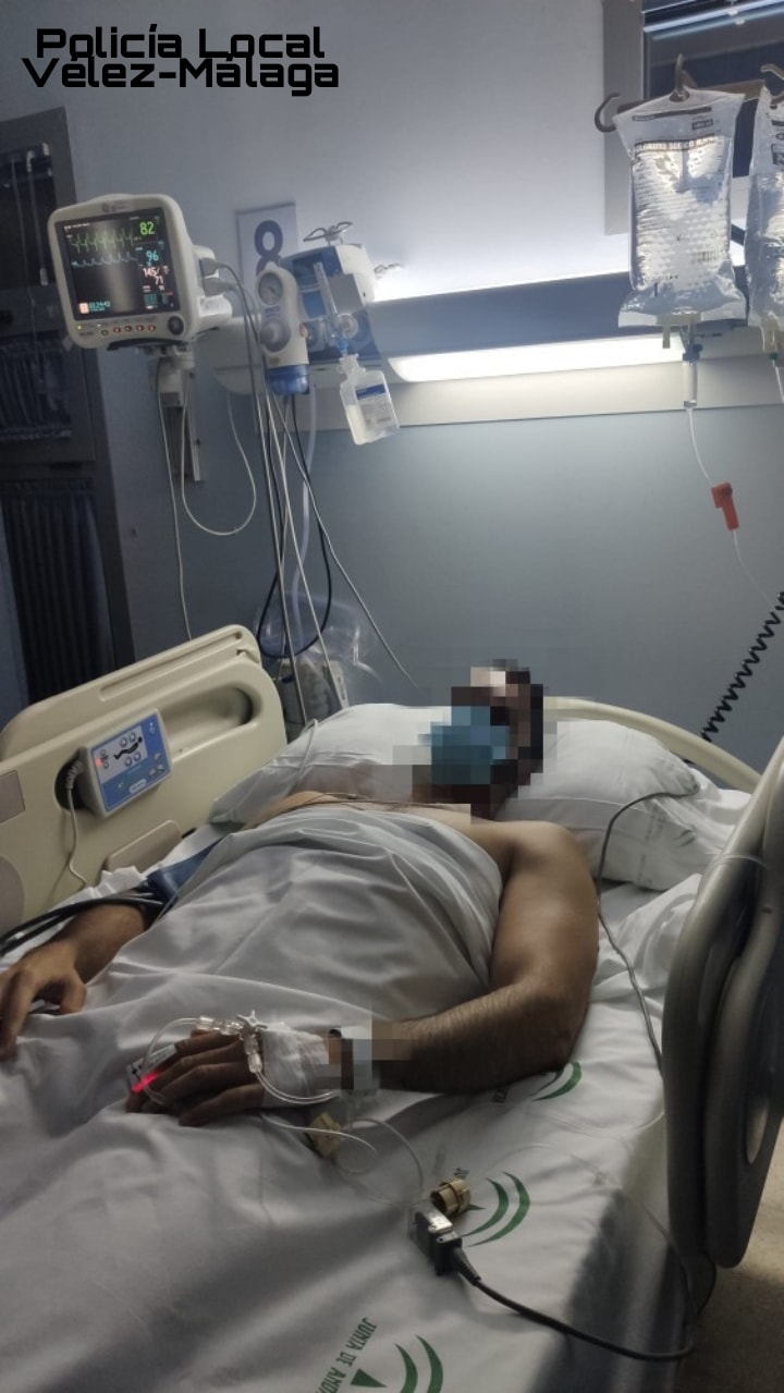 Agente atropellado en el hospital tras el atropello por un motorista en Torre del Mar - Sindicato Independiente de Policía de Andalucía en Vélez-Málaga