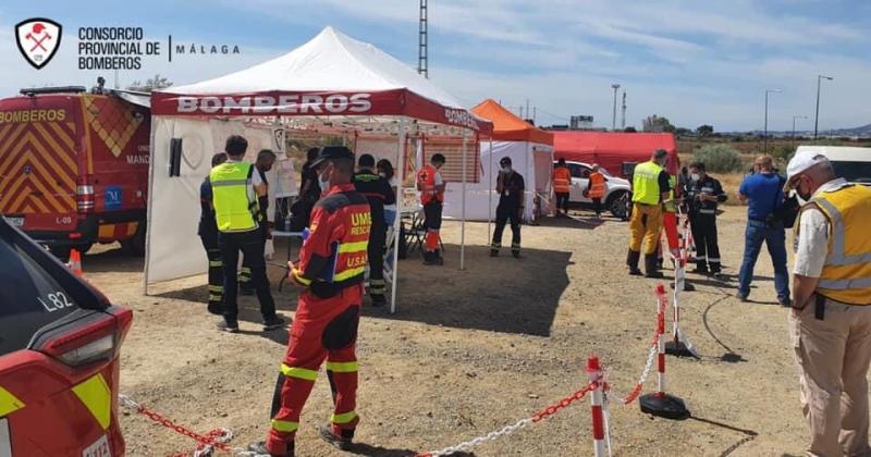 El CPB participa en un gran simulacro en la Universidad de Málaga