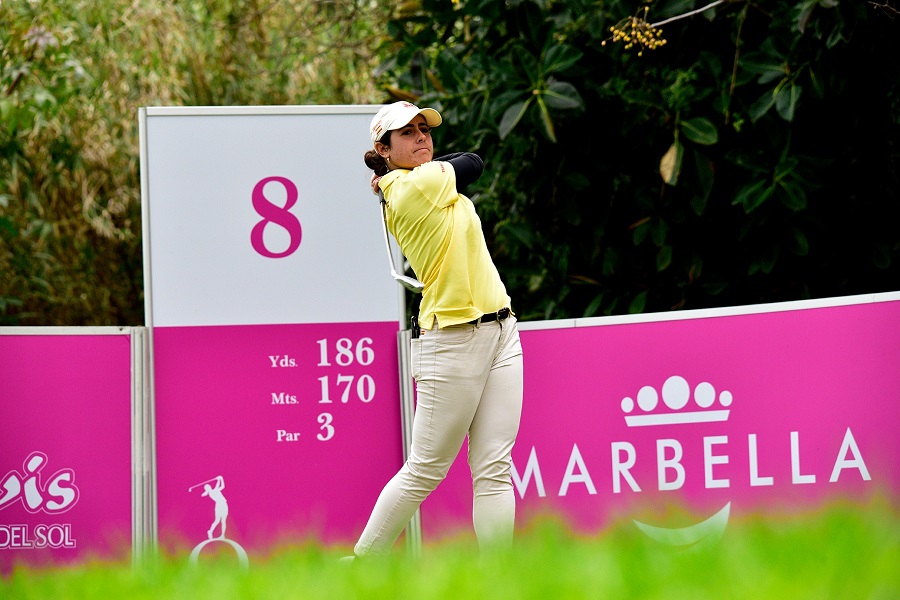 Ana Peláez durante su participación en la final de 2020 en el Andalucía Costa del Sol Open de España / Diputación de Málaga