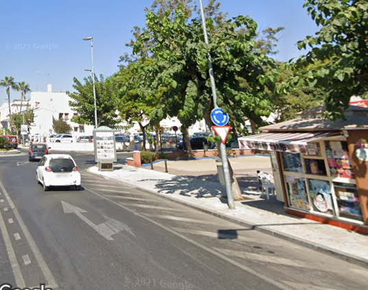 Imagen de la avenida Málaga en La Cala del Moral (Rincón de la Victoria) / Google Maps